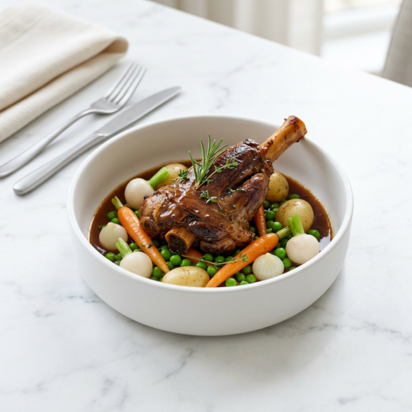 Braised Lamb Shank Navarin